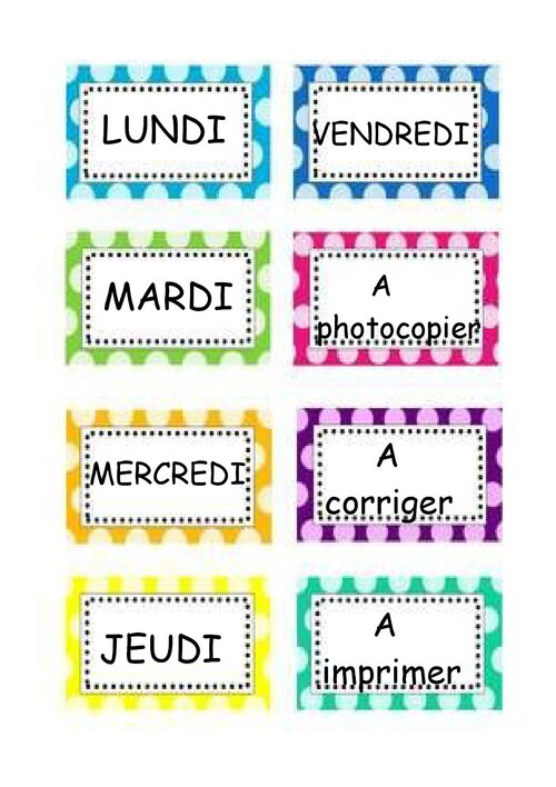 Organiser son classeur d'enseignant