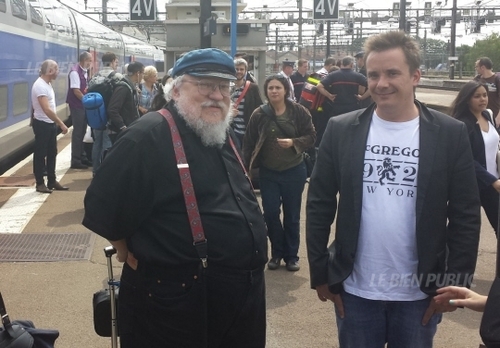 Game of Thrones author, George RR Martin, in Dijon for a book signing