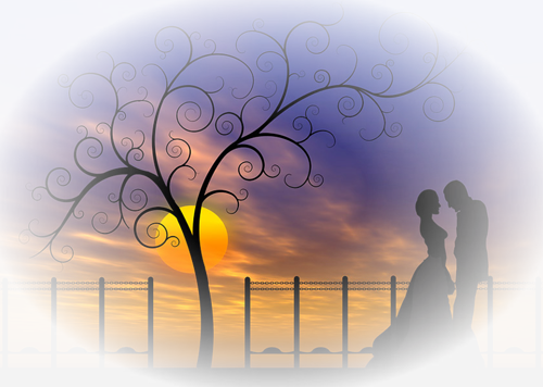 Paysage coucher de soleil / 4