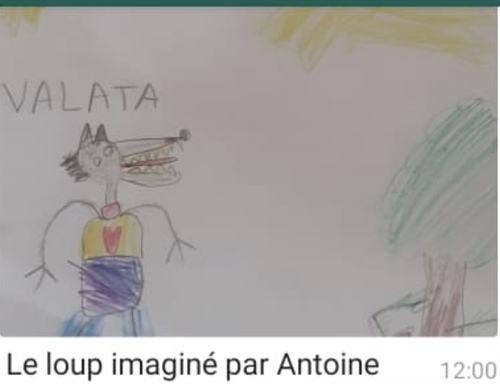 Vos magnifiques dessins de loup