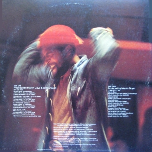 Marvin Gaye : Album " Let's Get It On " Tamla Records T-329V1 [ US ]