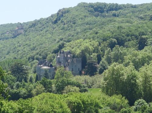 Le château de Fayrac vu  depuis Beynac-et-Cazenac 