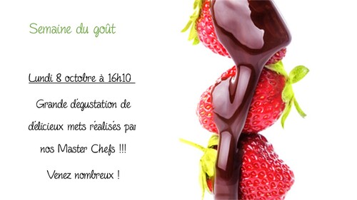 Chocolat ... fruits ... et Fromage