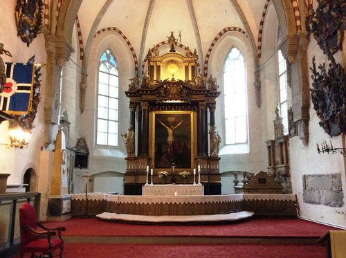 Vue de Tallinn, en Estonie, et Cathédrale de la Vierge Marie - ou du Dôme (photos)