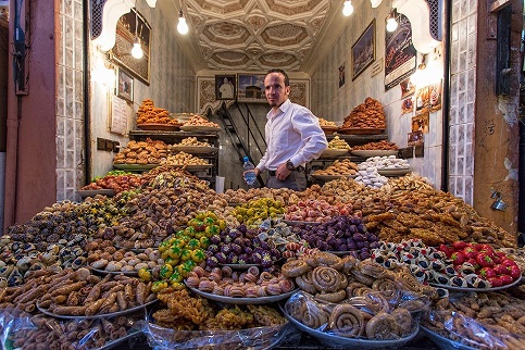 Manger dans la rue : Marrakech 