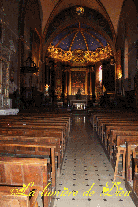 Entrevaux, la cathédale Notre-Dame de l'Assomption