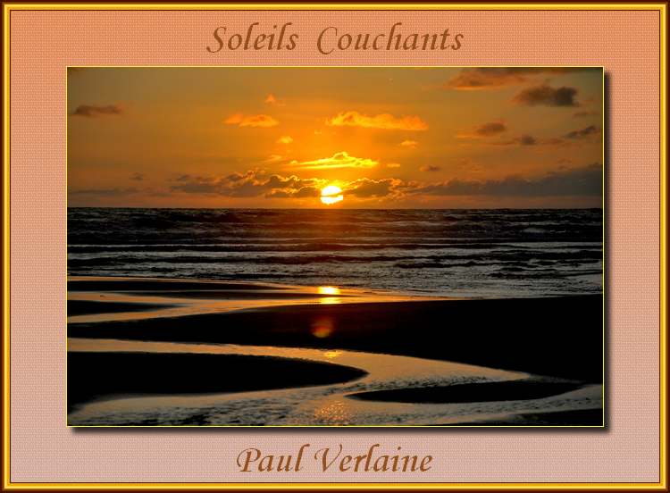Soleil couchants " poème de Paul Verlaine - chezmamielucette