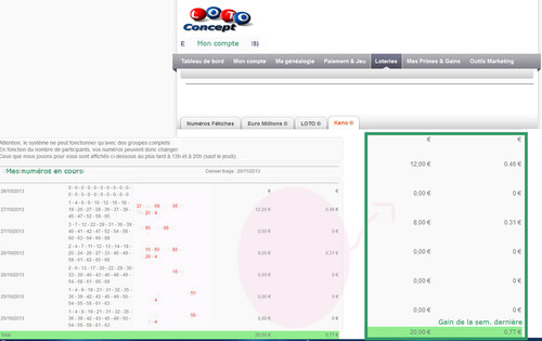 Bilan - 25/10 au 27-10