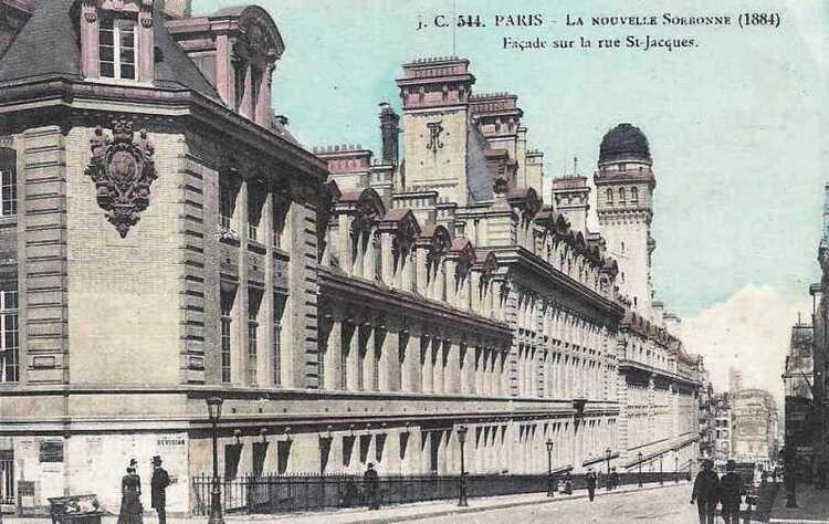 La nouvelle Sorbonne (façade sur la rue Saint-Jacques)