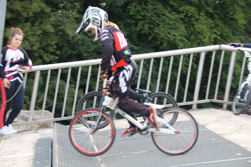 14 Juin 2018 entrainement BMX Mandeure avant derniere entrainement sur la piste dans cette configuration  avant  modificiation 