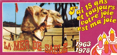 La Mer de Sable à Ermenonville : évolution de l'image promotionnelle entre 1978 et 1992