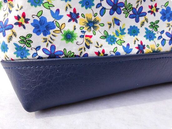 Trousse liberty bleu