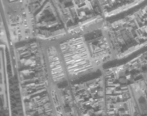 Saint-Omer - Centre-ville en 1959, le 5 septembre (remonterletemps.ign.fr)
