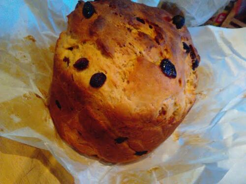 **Noël**Panettone Cranberries/raisins/orange  {Vegan}