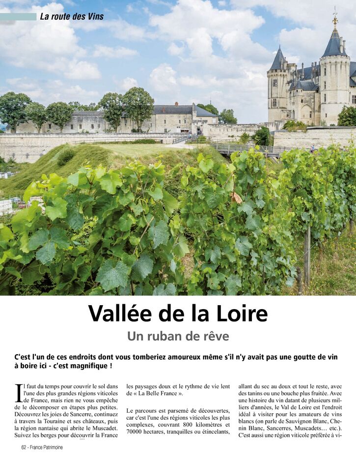 Les plus beaux sites de France - Vallée de la Loire (4 pages)