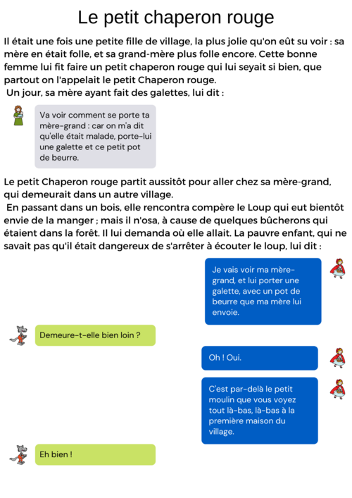 Le dialogue façon conversation instantanée