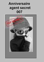 Anniversaire agent secret détective spy enquête mission message secret code