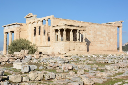 L'Erechthéion dans l'Acropole d'Athènes