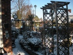 Mon jardin sous la neige ce 16 janvier 2013