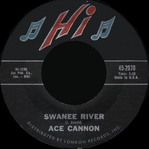 Ace Cannon : Album " The Moanin' Sax Of Ace Cannon " Hi Records SHL 32014 [US]