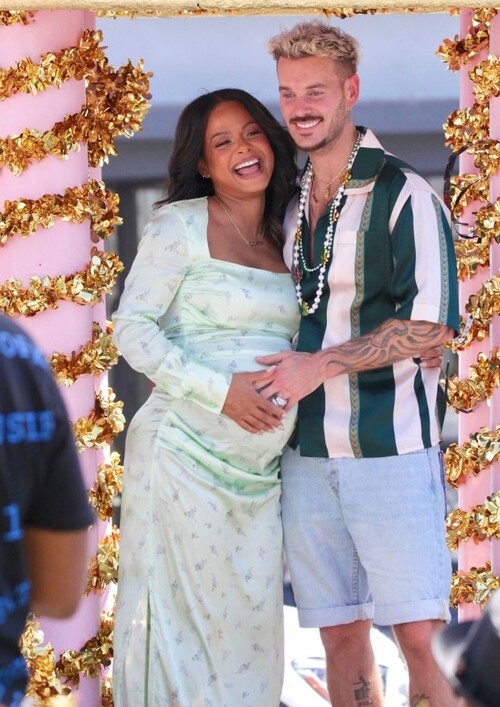 M. Pokora et Christina Milian fêtent l'ouverture du nouveau shop Beignet Box