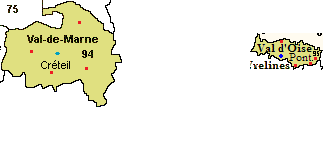 Val de Marne (94) Val d'Oise (95)