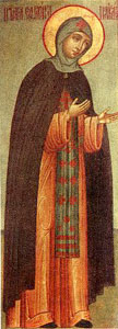 Sainte Euphrosyne de Polotsk († 1173)