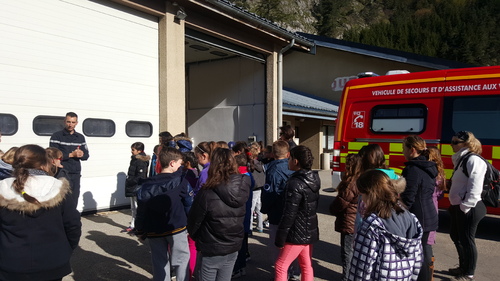 Rencontre avec les pompiers