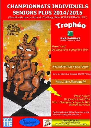 Affiche Challenge Blitz BNP Paribas 2014 2015