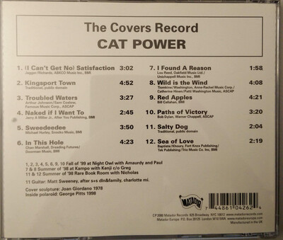 Covers : Cat Power - The Covers Record (2000)