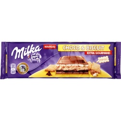 Tablette de chocolat au lait biscuité (comme milka®)