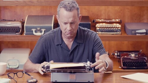 Tom Hanks entretient une correspondance avec un libraire d’Edimbourg grâce aux machines à écrire