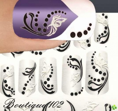 Les stickers d'ongles