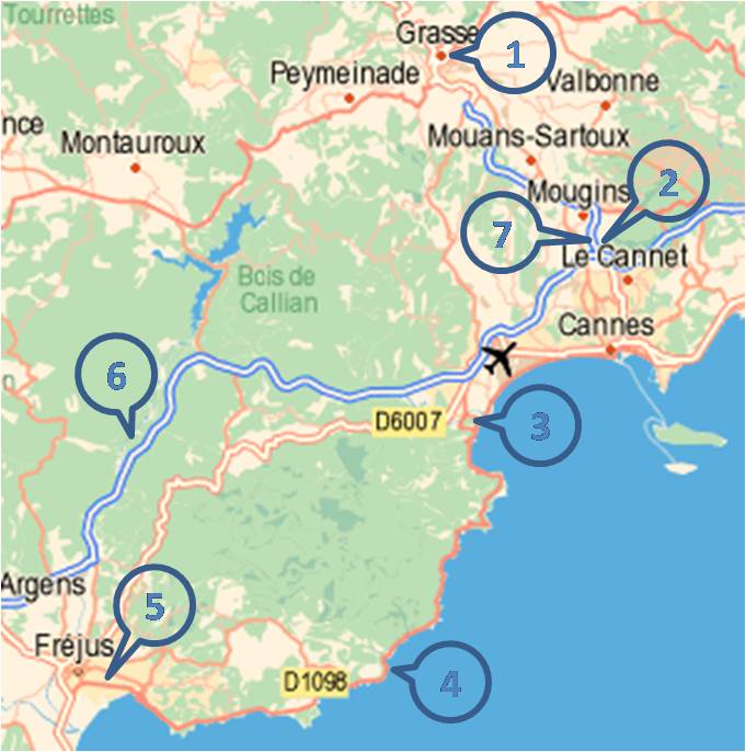 balade en Traction - Circuit 11 location de voiture dans le Var