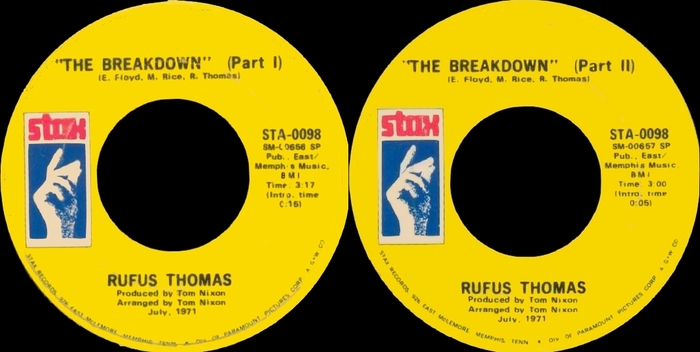 Rufus Thomas : Album " Did You Heard Me ? " Stax Records STS 3004 [ US ]