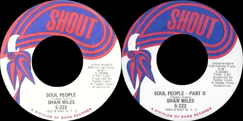 Various Artists : " The Shout Singles Volume 5 (1974-1975) " Soul Bag Records DP 179/5 [ FR ]