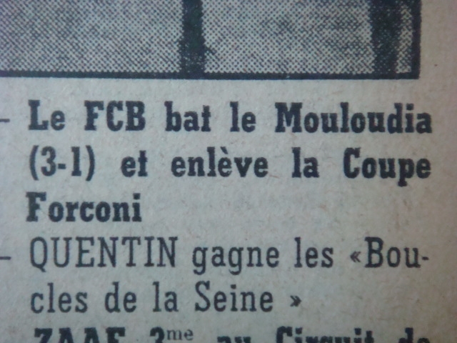 15.6.1952 Finale Coupe Forconi FCB-MCA 3-1