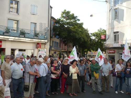 Solidarité avec le peuple grec à Aubenas