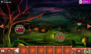 Jouer à Mystical pumpkin forest escape
