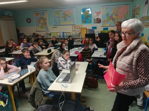 Présentation du collège Sainte-Anne en classe de CM2