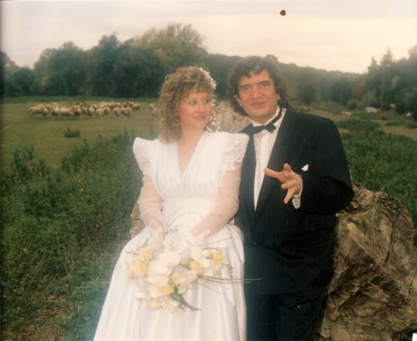 année 1989 - mon ouverture de bal lors de mon mariage ... 