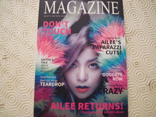 Ailee Magazine 3rd mini-album unboxing 