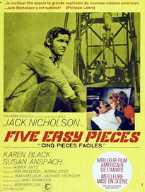 FIVE EASY PIECES BOX OFFICE FRANCE 1971