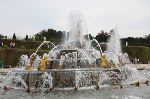 Les jets d'eau du château de Versailles