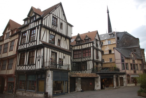 Le quartier du Gros Horloze à Rouen (photos)