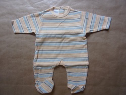 Pyjama rayé en taille naissance