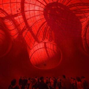 Anish Kapoor, 'Leviathan', Monumenta, Grand Palais, Paris.