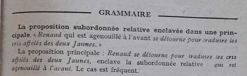 C / La proposition subordonnée relative