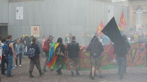 Manifestation de gauche homo bi trans