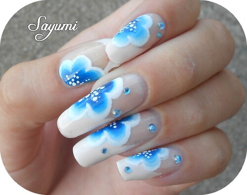 Nail Art French et One Stroke de Mariage